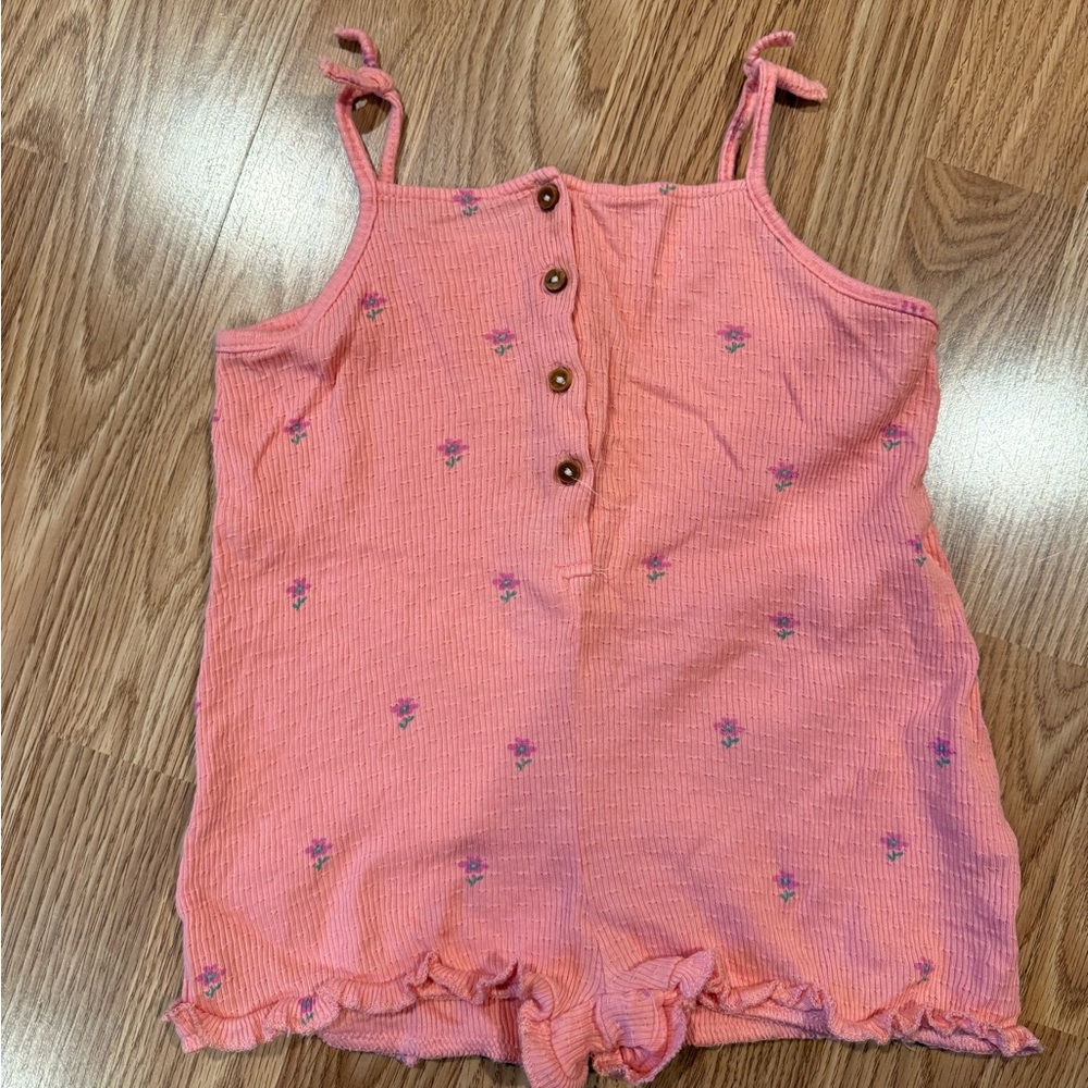 Zara Pink Floral Kids Romper